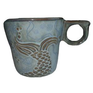 Starbucks Anniversary Collection Mermaid Tail Ocean Siren 12 oz Coffee Mug 2014